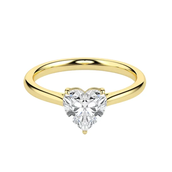 Carat Heart Solitaire Moissanite Ring - Valentine Special Gift